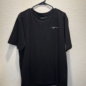 Off-White Black Short Sleeve Tee - Monet Painting